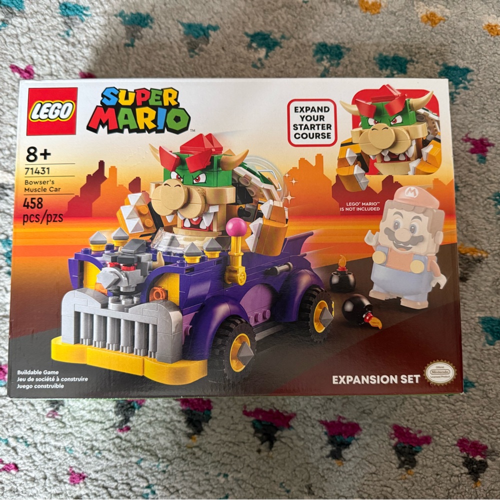 LEGO Super Mario Expansion Set with Purple and Gold